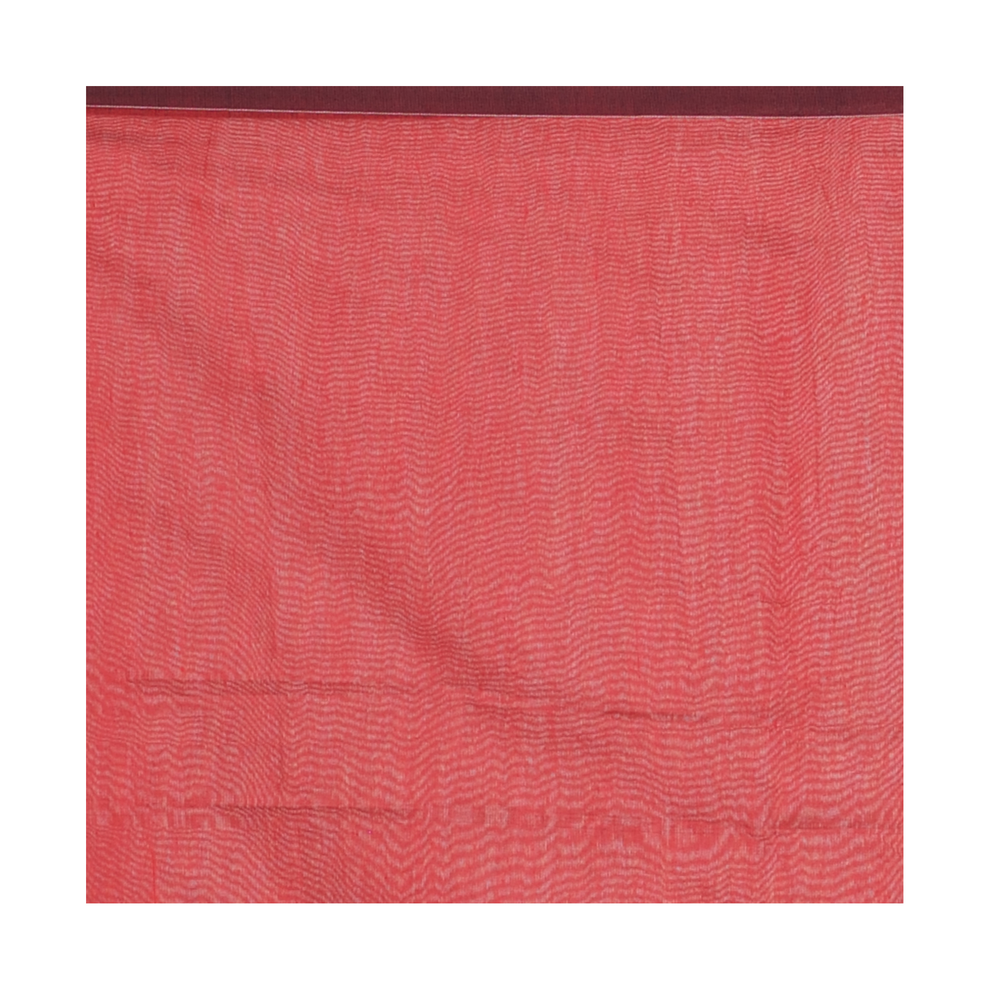 DESH BIDESH Women`s Bengal Half Half Ghicha Handloom Cotton Silk Saree With Blouse Piece (Red Black)